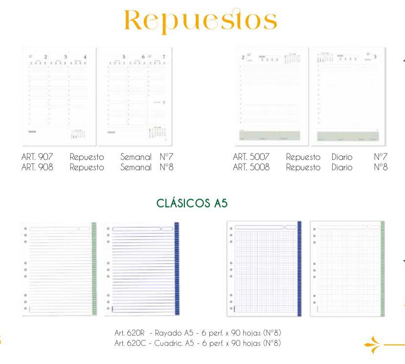 REPUESTO 5007 N7 DIARIA C/INDICE NORPAC