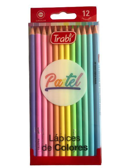 LAPIZ PASTEL X12 TRABI