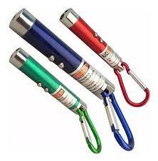 PUNTERO LASER CON 2 LINTERNAS