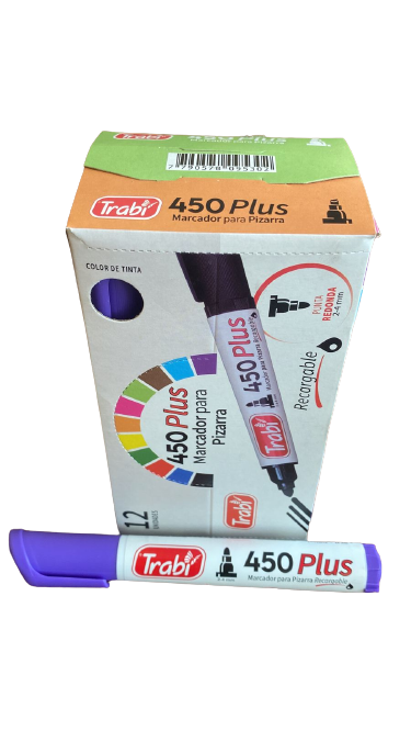 MARC 450 PIZARRA PLUS X12 VIOLETA TRABI