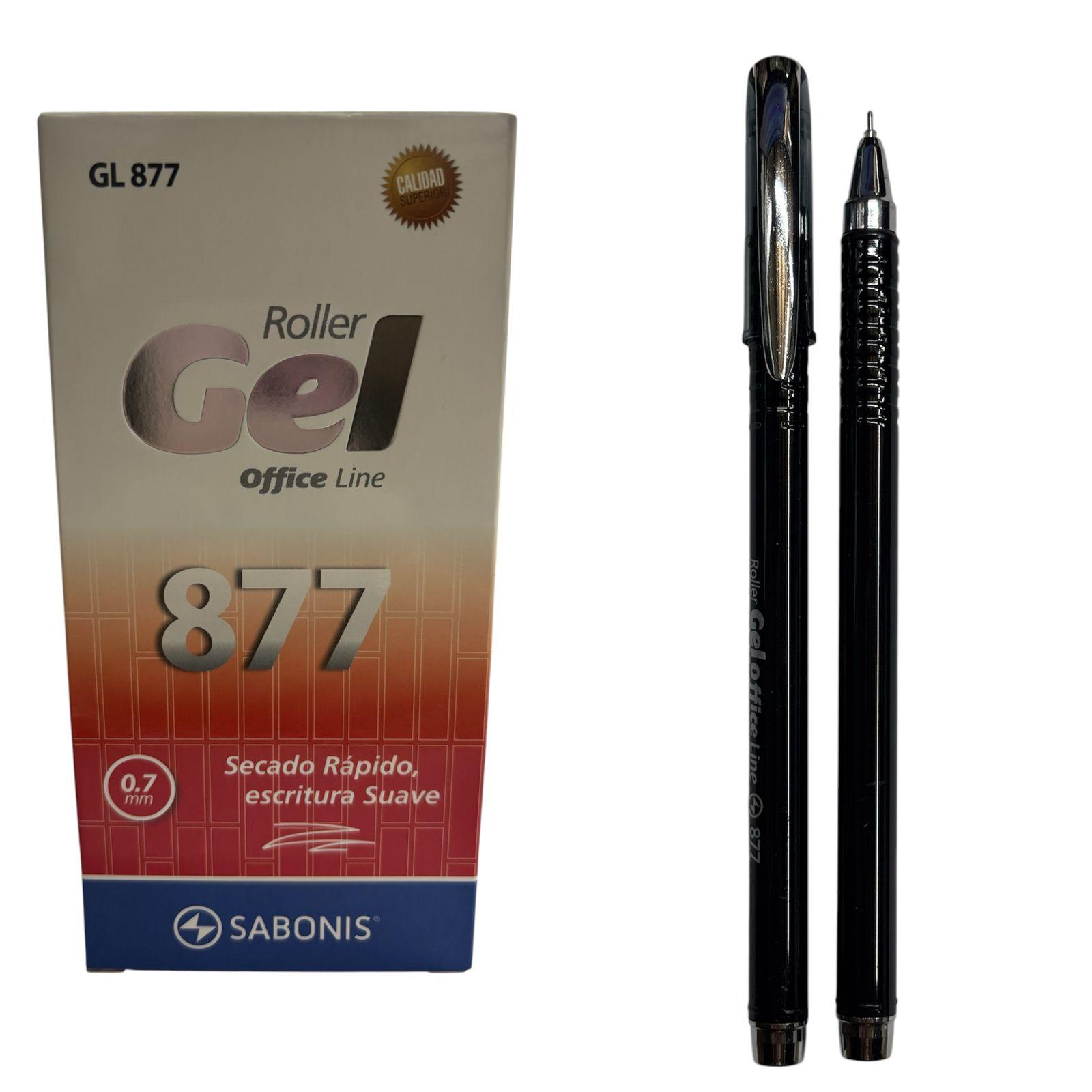 GEL 877 ROJO ROLLER 0.7 SABONIS X12