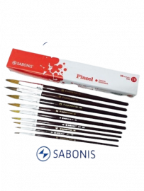 PINCEL REDONDO N°4 X12 SABONIS