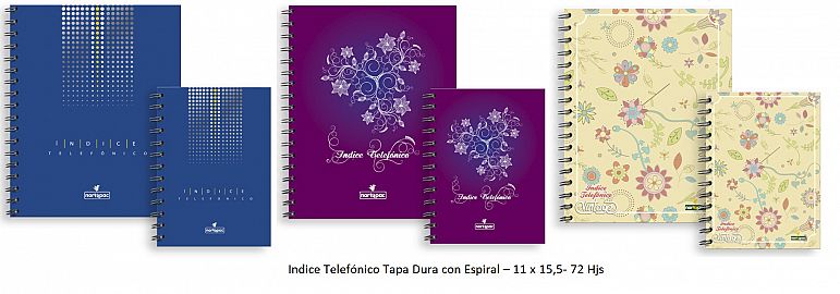 INDICE TEL 5093 T/D 11x15,5 72HJ NORPAC