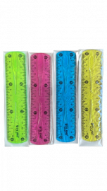 REGLA 15CM FLEXIBLE UTIL-UNO