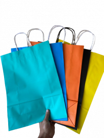 BOLSA COLOR LISA 30X12X41CM PAPERLAND