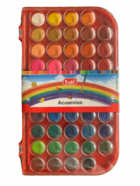 ACUARELA  X48 ESTUCHE RIGIDO TRABI
