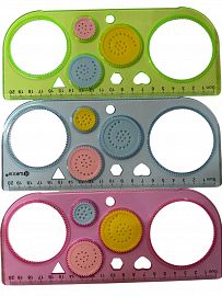 SET REGLA DIBUJO 20CM X1
