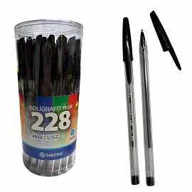 BOLIGRAFO 0.7 FB 228 NEGRO X36 SABONIS
