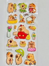 STICKER CAPYBARA 3D
